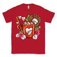 Red Baseball Coffee cup Classic Tee - FaDigitalArtStudio