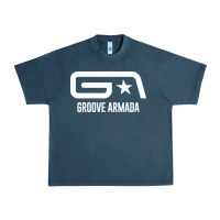 Midnight Navy GROOVE ARMADA NORTHERN STAR Urban Heavy Tee - linhVisuals