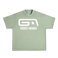 Oil Green GROOVE ARMADA NORTHERN STAR Urban Heavy Tee - linhVisuals