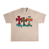 French Oak merry Christmas cross Urban Heavy Tee - CowhideDigitalArt