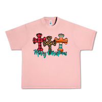 Salmon merry Christmas cross Urban Heavy Tee - CowhideDigitalArt