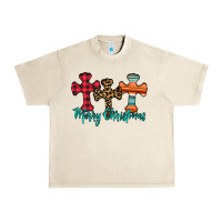 Sandshell merry Christmas cross Urban Heavy Tee - CowhideDigitalArt