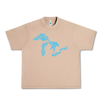 Burro great lakes of michigan Urban Heavy Tee - linhVisuals