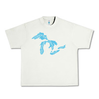 Pistachio great lakes of michigan Urban Heavy Tee - linhVisuals
