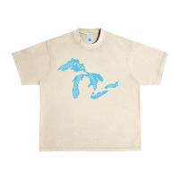 Sandshell great lakes of michigan Urban Heavy Tee - linhVisuals