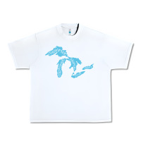 White great lakes of michigan Urban Heavy Tee - linhVisuals