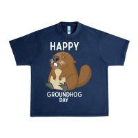 Navy happy groundhog day respect the shadow funny spring prediction holiday Urban Heavy Tee - linhVisuals
