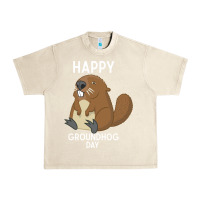 Sandshell happy groundhog day respect the shadow funny spring prediction holiday Urban Heavy Tee - linhVisuals