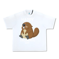 White happy groundhog day respect the shadow funny spring prediction holiday Urban Heavy Tee - linhVisuals