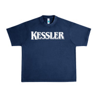 Navy Kessler Whiskey Urban Heavy Tee - linhVisuals