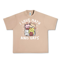 Burro i love math and cats mountain heart mathematics lover gifts cute and f Urban Heavy Tee - linhVisuals