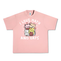 Salmon i love math and cats mountain heart mathematics lover gifts cute and f Urban Heavy Tee - linhVisuals