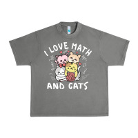 Tornado i love math and cats mountain heart mathematics lover gifts cute and f Urban Heavy Tee - linhVisuals