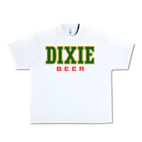 White Dixie Beer Urban Heavy Tee - linhVisuals