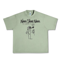 Oil Green Never SHOUT Never Urban Heavy Tee - linhVisuals