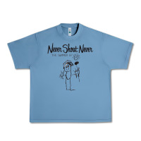 Pebble Blue Never SHOUT Never Urban Heavy Tee - linhVisuals