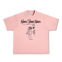 Salmon Never SHOUT Never Urban Heavy Tee - linhVisuals