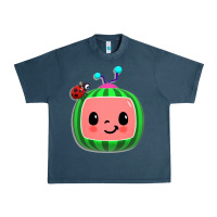 Midnight Navy cocomelon, kids, kindergarten, kids songs Urban Heavy Tee - linhVisuals