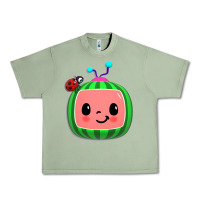 Oil Green cocomelon, kids, kindergarten, kids songs Urban Heavy Tee - linhVisuals