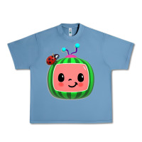 Pebble Blue cocomelon, kids, kindergarten, kids songs Urban Heavy Tee - linhVisuals