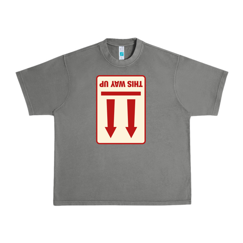 This Way Up Urban Heavy Tee by linhVisuals | Teevron