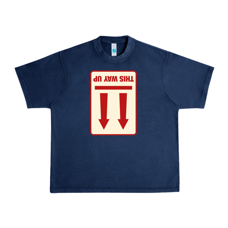 This Way Up Urban Heavy Tee by linhVisuals | Teevron