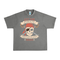 Tornado let the pirate shenanigans begin skull vintage pirate skeleton hallowe Urban Heavy Tee - linhVisuals