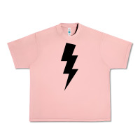 Salmon lightning bolt Urban Heavy Tee - linhVisuals