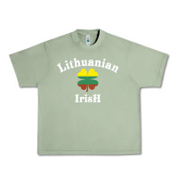 Oil Green lucky lithuanian irish flag shamrock leaf st patricks day Urban Heavy Tee - linhVisuals