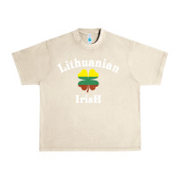 Sandshell lucky lithuanian irish flag shamrock leaf st patricks day Urban Heavy Tee - linhVisuals