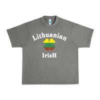 Tornado lucky lithuanian irish flag shamrock leaf st patricks day Urban Heavy Tee - linhVisuals