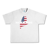 Lunar Rock made in maine american flag funny patriotic state lover gift Urban Heavy Tee - linhVisuals