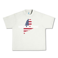Pistachio made in maine american flag funny patriotic state lover gift Urban Heavy Tee - linhVisuals