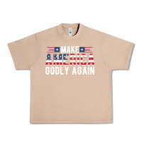 Burro make america godly again american flag letters christian quote Urban Heavy Tee - linhVisuals