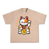 Burro maneki neko lucky cat money feline japanese good luck charm kitten gif Urban Heavy Tee - linhVisuals