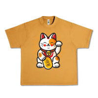 Peanut Butter maneki neko lucky cat money feline japanese good luck charm kitten gif Urban Heavy Tee - linhVisuals