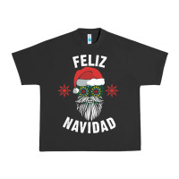 Pigment Black mexican christmas sugar skull feliz navidad spanish speaking xmas gift Urban Heavy Tee - linhVisuals