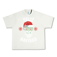 Pistachio mexican christmas sugar skull feliz navidad spanish speaking xmas gift Urban Heavy Tee - linhVisuals