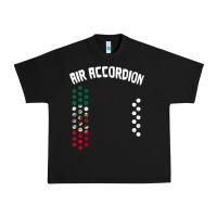 Black mexican flag air accordion music instrument lover gift Urban Heavy Tee - linhVisuals
