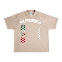 French Oak mexican flag air accordion music instrument lover gift Urban Heavy Tee - linhVisuals