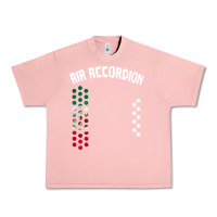 Salmon mexican flag air accordion music instrument lover gift Urban Heavy Tee - linhVisuals