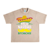 French Oak mexicans say feliz navidad bitchahos funny merry christmas sombrero Urban Heavy Tee - linhVisuals