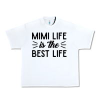 White mimi life is the best life blessed grandma mom cute gift Urban Heavy Tee - linhVisuals