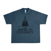 Midnight Navy american university Urban Heavy Tee - linhVisuals