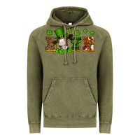 Vintage Olive st patricks love heifer Vintage Hoodie - Artiststas