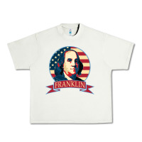 Pistachio benjamin franklin Urban Heavy Tee - linhVisuals
