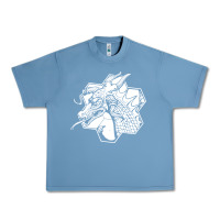 Pebble Blue the fantasy trip megahex dragon Urban Heavy Tee - linhVisuals