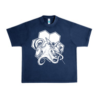 Navy the fantasy trip  octopus Urban Heavy Tee - linhVisuals