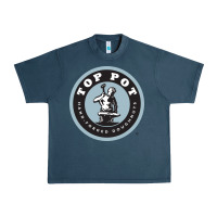 Midnight Navy top pot doughnuts Urban Heavy Tee - linhVisuals