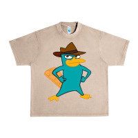French Oak phineas and ferb, agent p, perry the platypus Urban Heavy Tee - linhVisuals